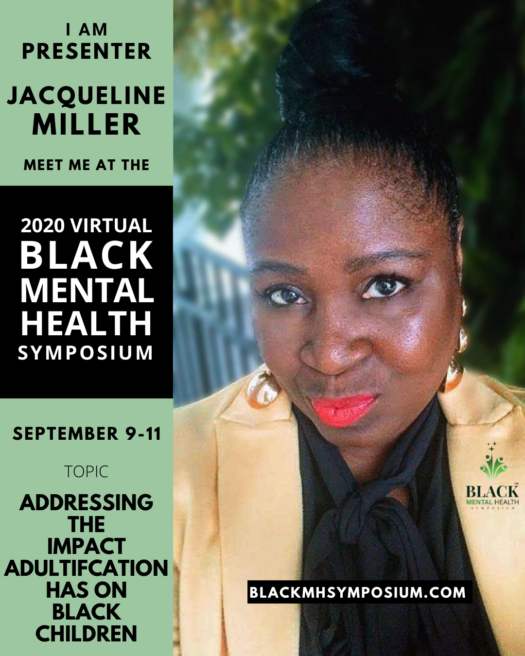 black mental health symposium flyer